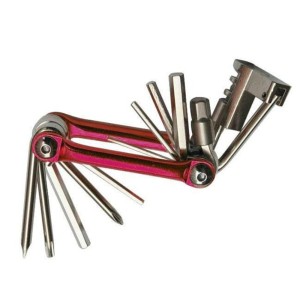 Multitool rowerowy 11w1 Czerwony