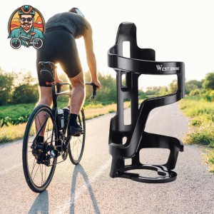 Koszyk na bidon West Biking Czarny