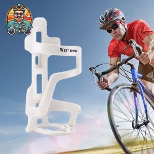 Koszyk na bidon West Biking Biały