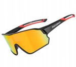 Okulary z polaryzacją ROCKBROS Czerwono-czarne